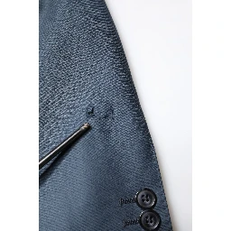 Blue Single Breasted Men Coat MARTINI Blazer