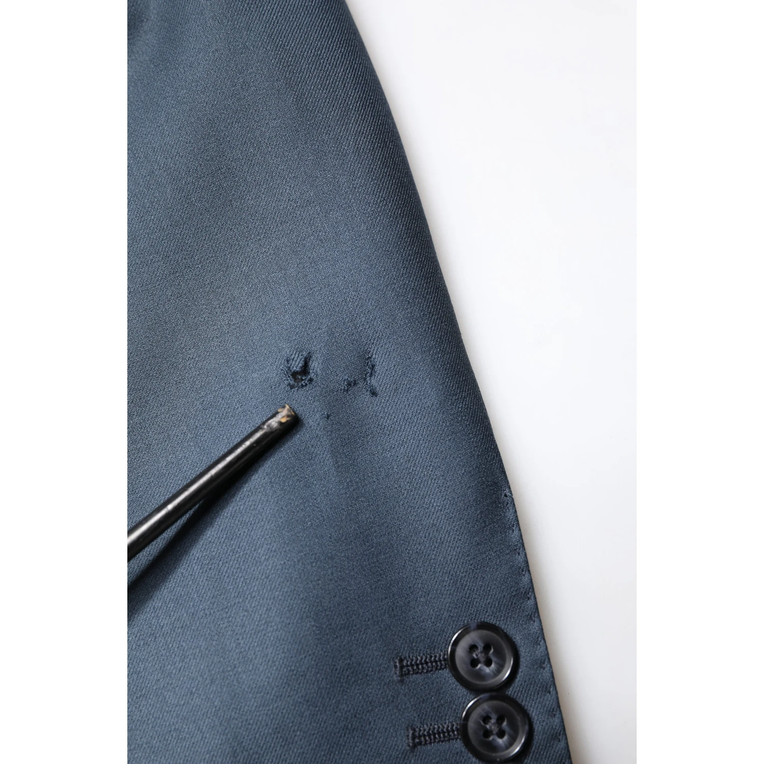 Blue Single Breasted Men Coat MARTINI Blazer