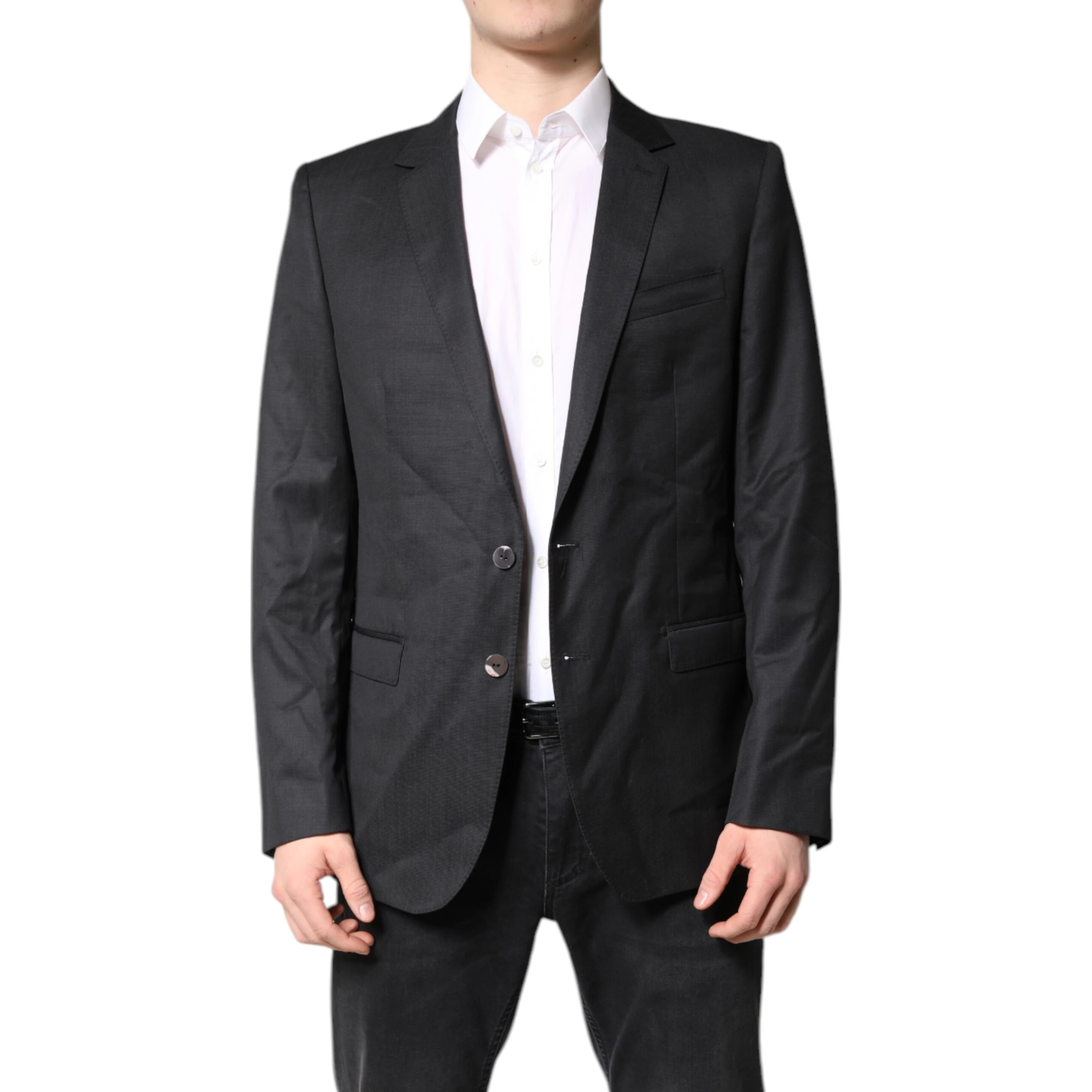 Black Single Breasted Men Coat MARTINI Blazer