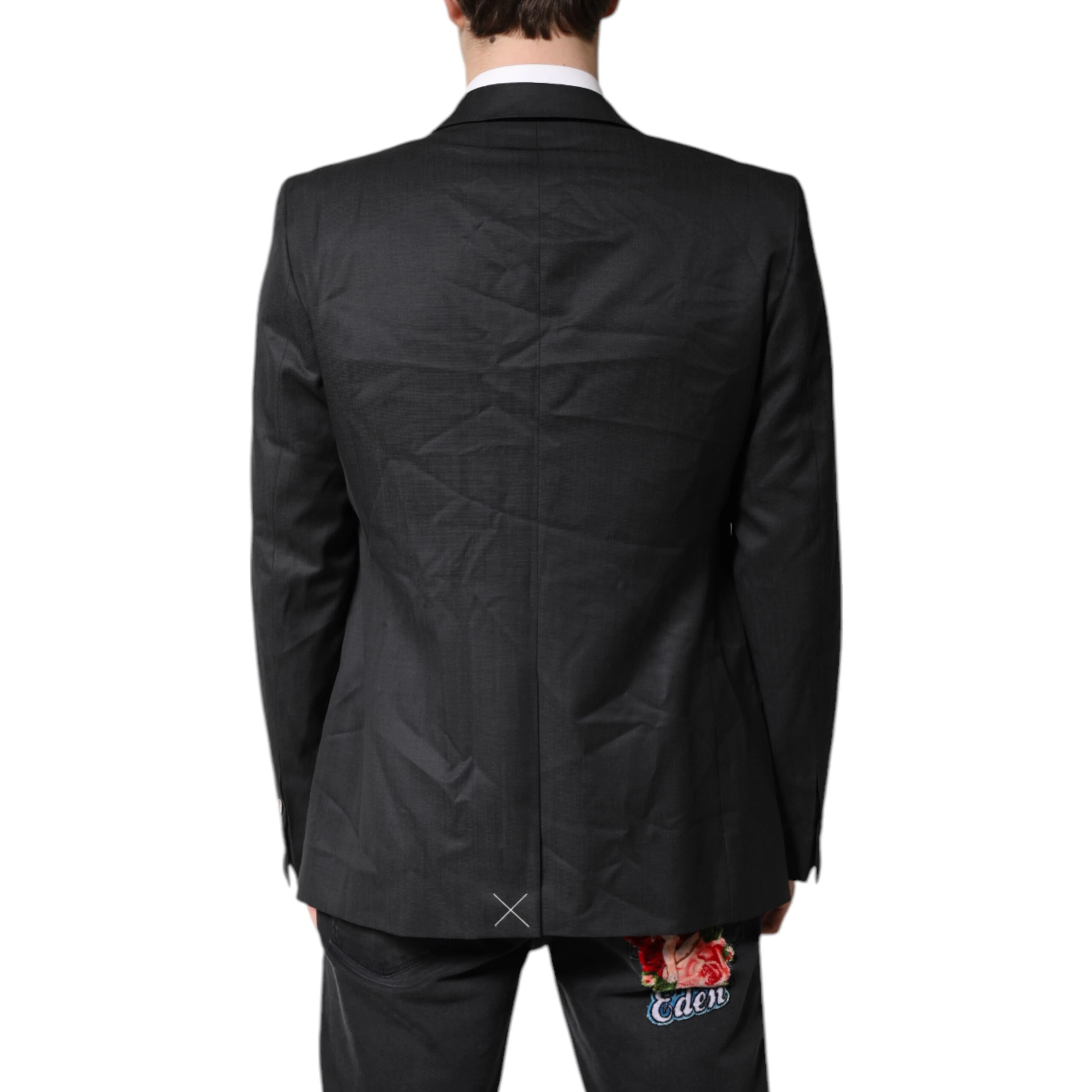 Black Single Breasted Men Coat MARTINI Blazer