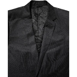 Black Single Breasted Men Coat MARTINI Blazer
