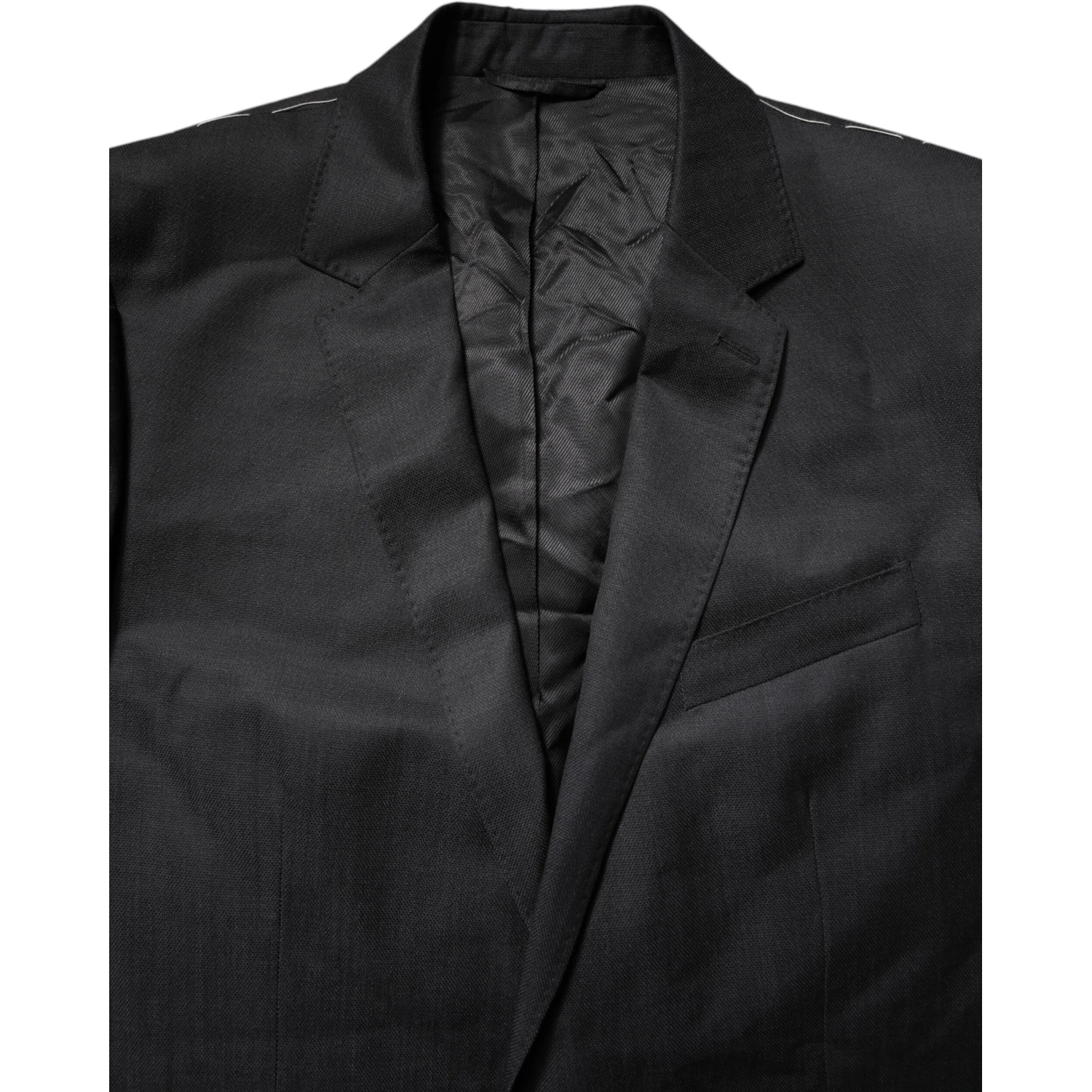 Black Single Breasted Men Coat MARTINI Blazer