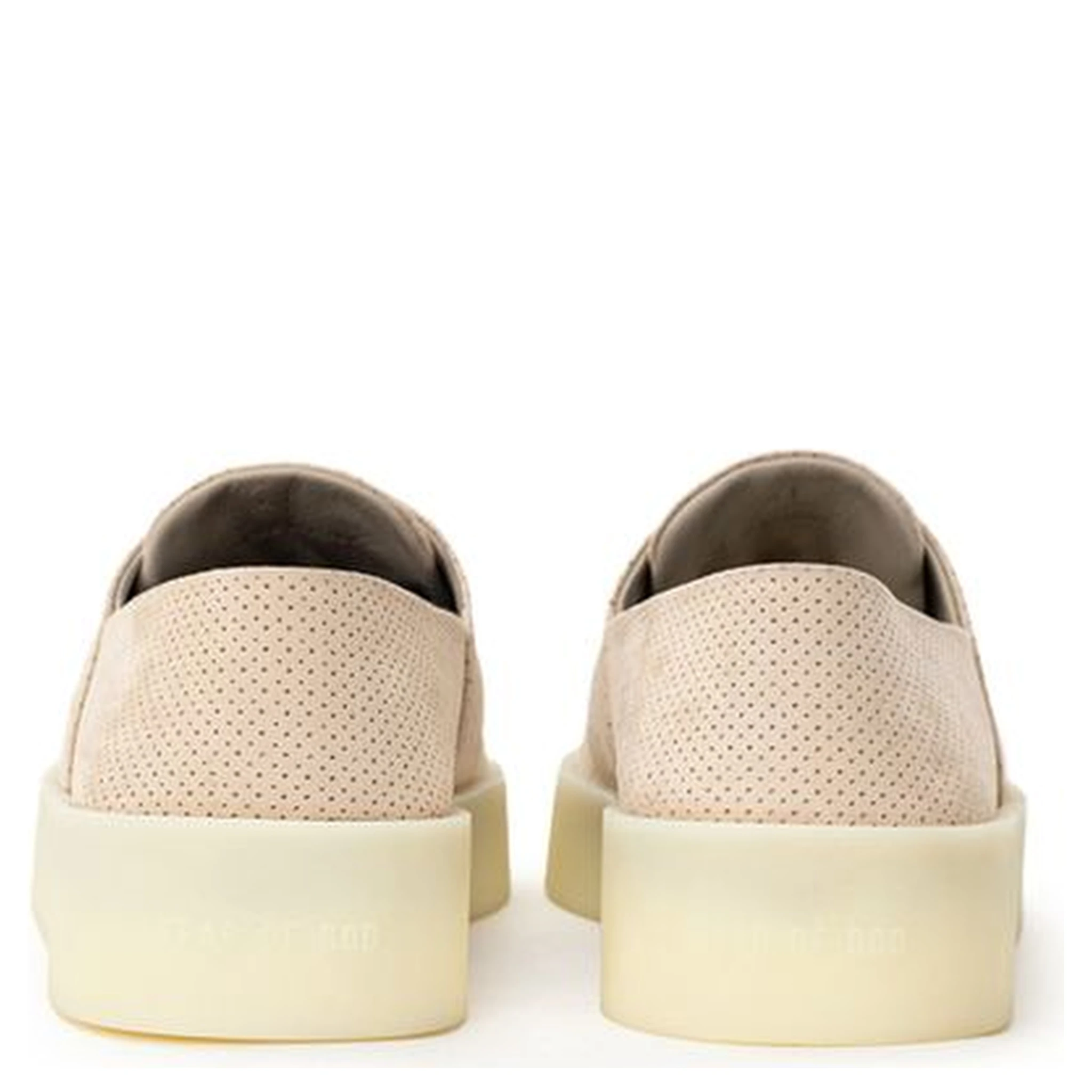 Low-top Sneaker In Suede Beige