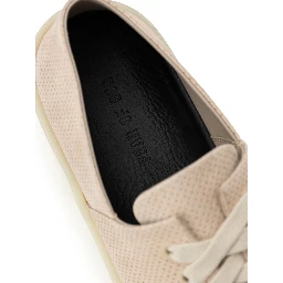Low-top Sneaker In Suede Beige