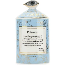 Pisces Candle In Blue