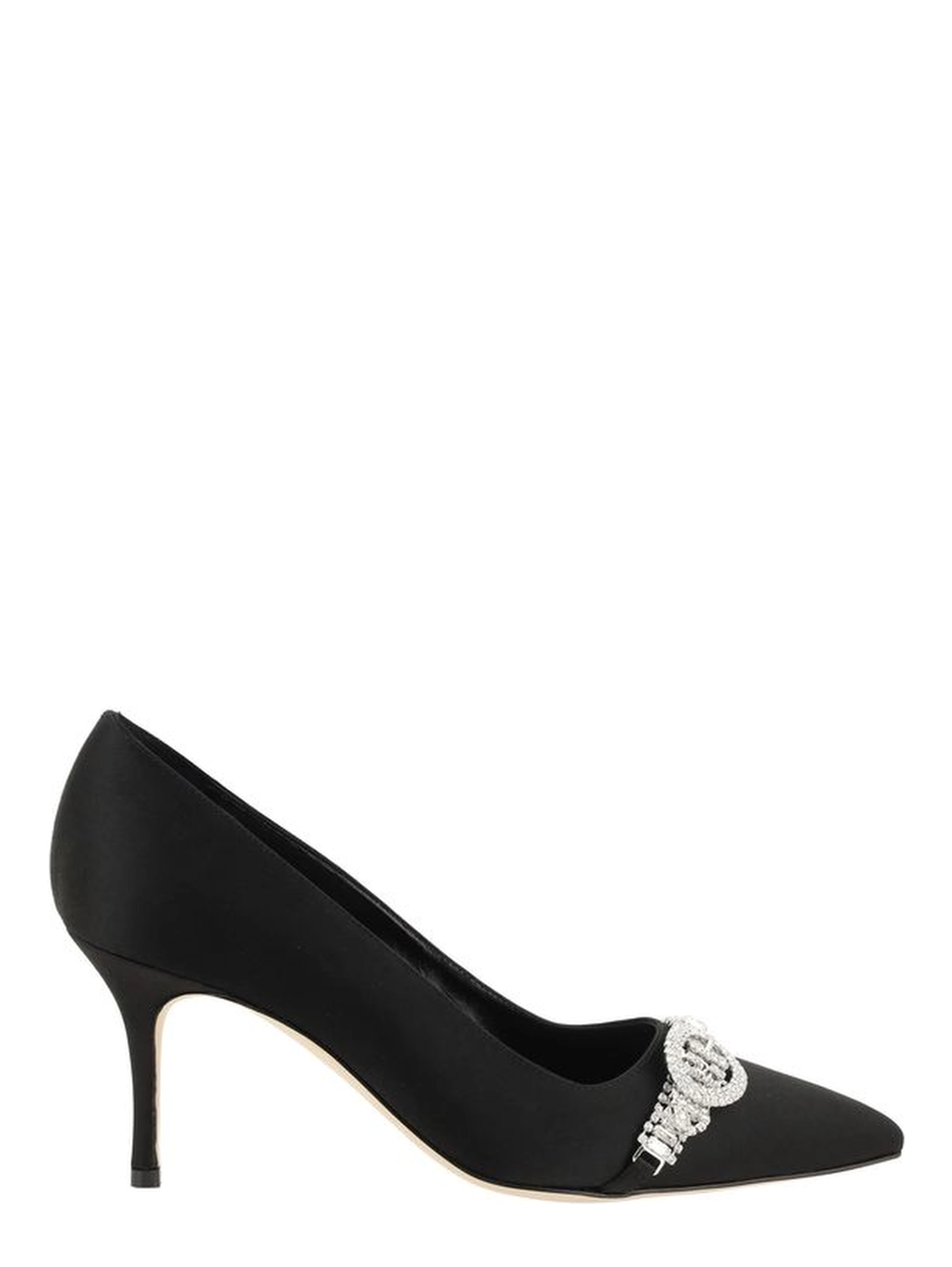 Black Asapump Satin Pumps