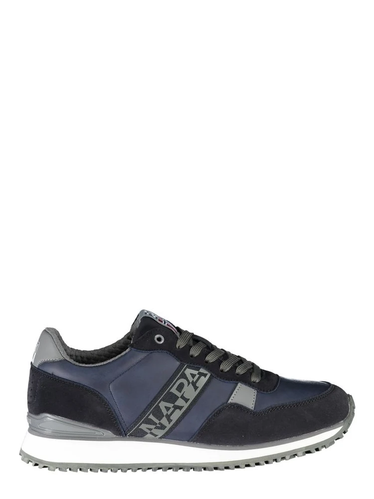 Blue Polyester Sneaker