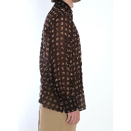 Shirt with geometric pattern