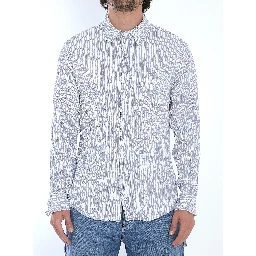 Crinkled cotton shirt