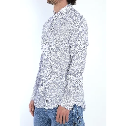 Crinkled cotton shirt