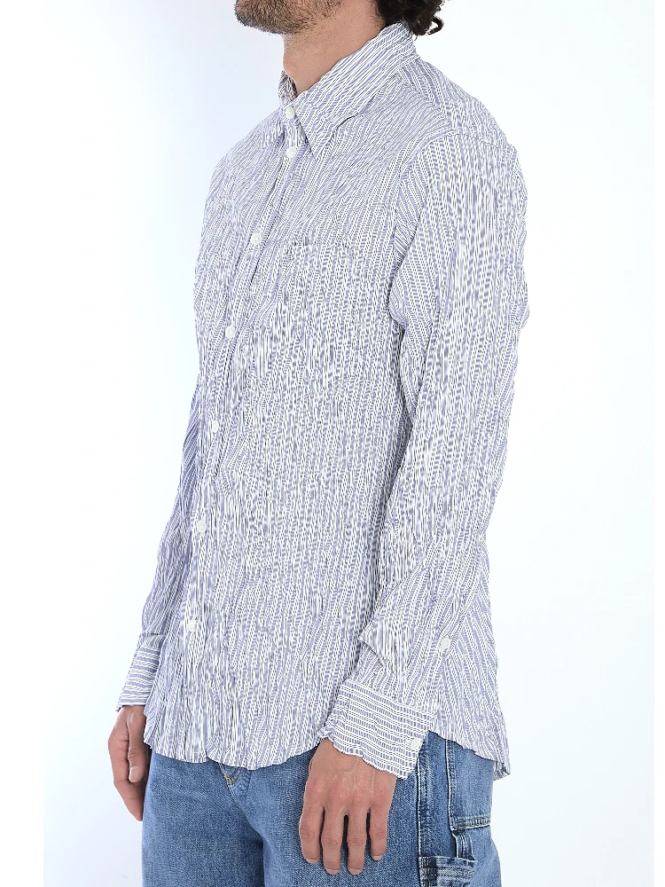 Crinkled cotton shirt alternative