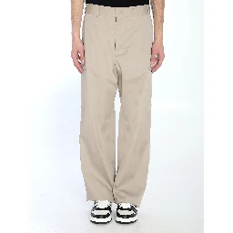 Straight cargo trousers
