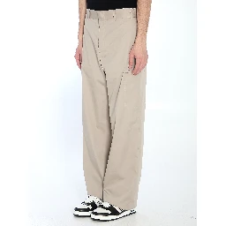 Straight cargo trousers
