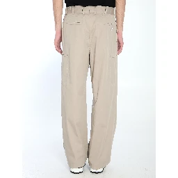 Straight cargo trousers