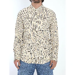 Crinkled cotton shirt