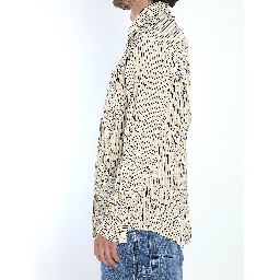 Crinkled cotton shirt