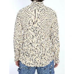 Crinkled cotton shirt