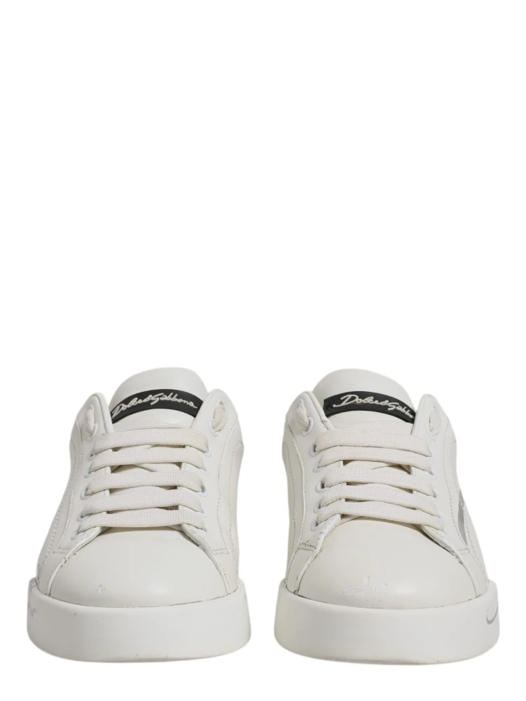 White Black Logo Portofino Men Sneaker Shoes alternative