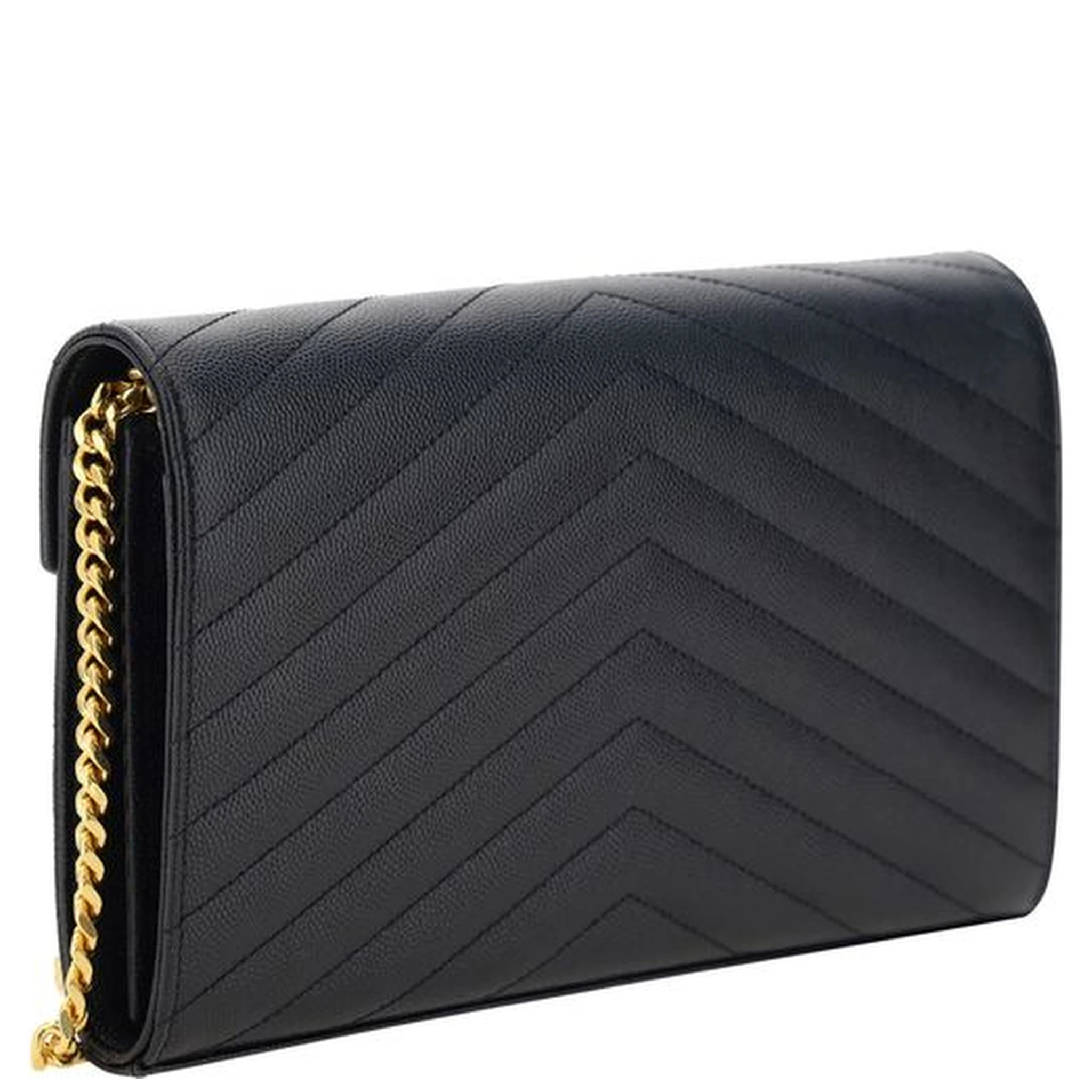 حقيبة كتف بوس توروس من جلد العجل الأسود