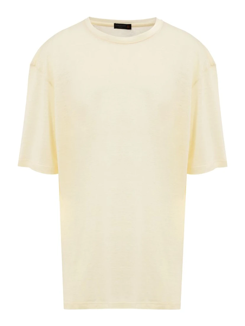Yellow Linen T-Shirt