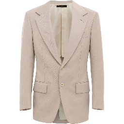Beige Wool Blazer
