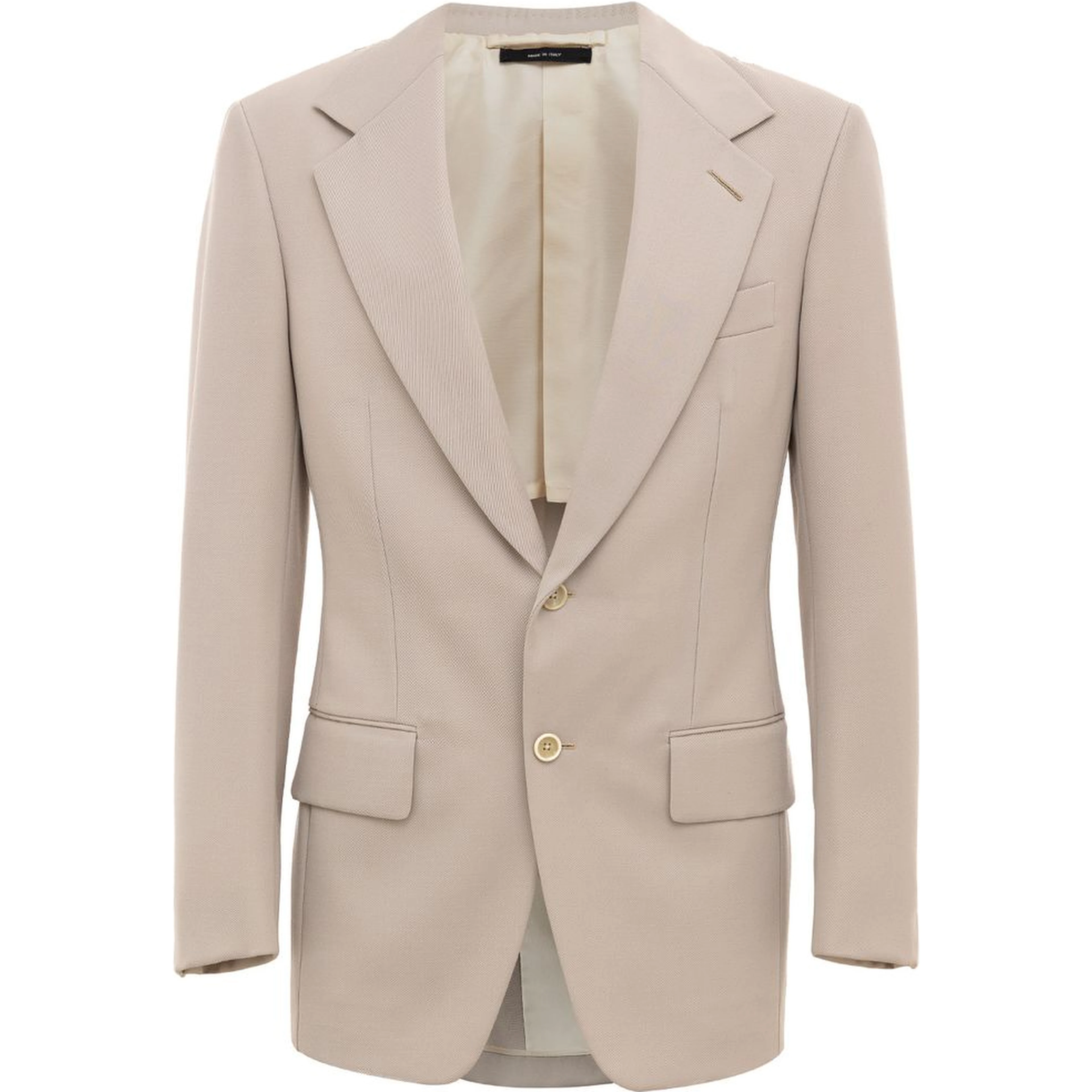Beige Wool Blazer