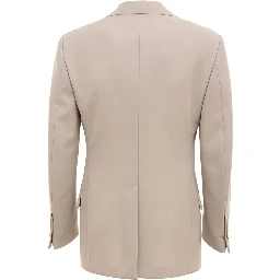 Beige Wool Blazer