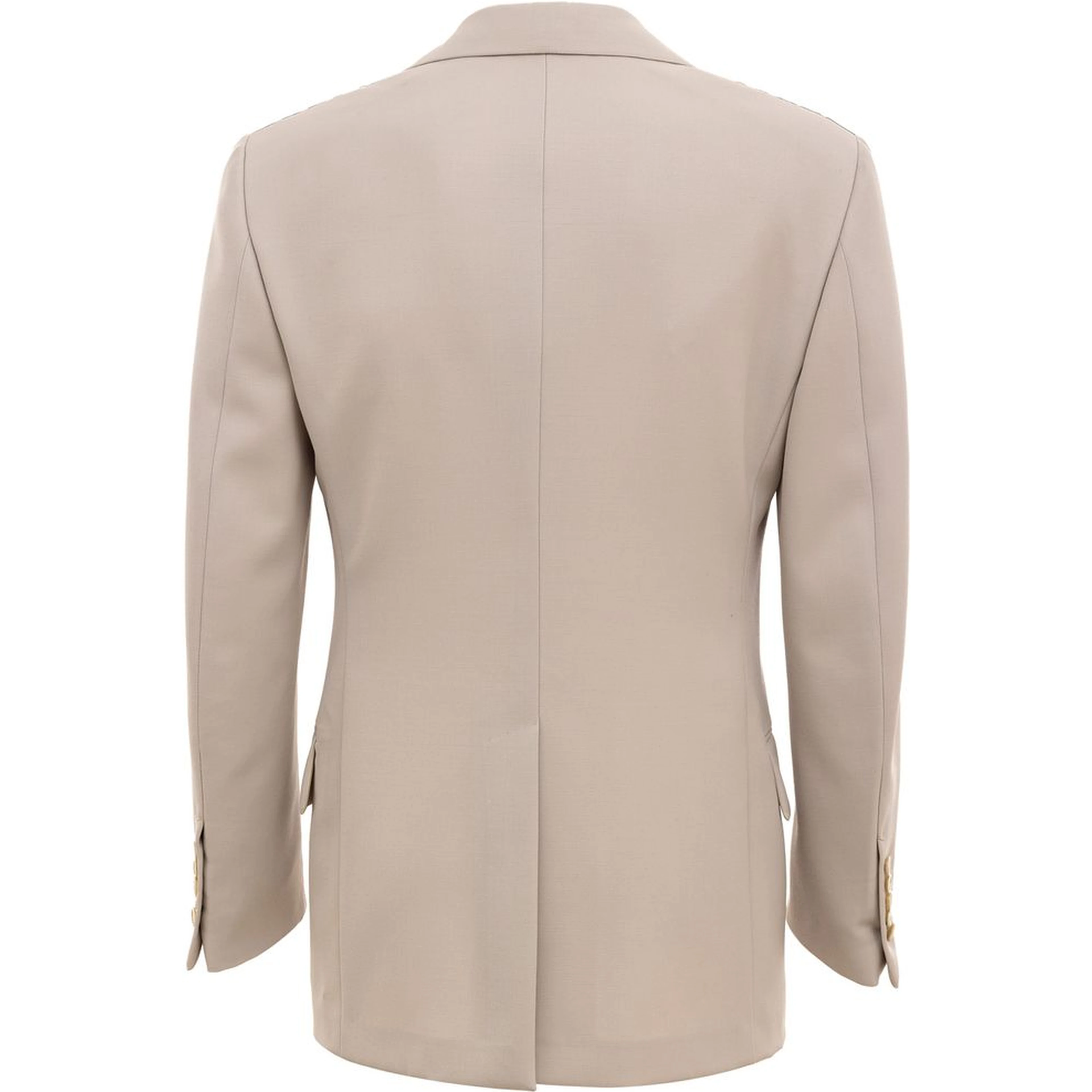 Beige Wool Blazer