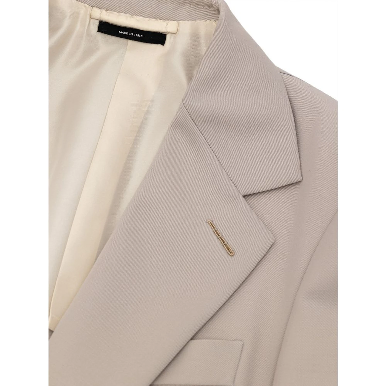 Beige Wool Blazer