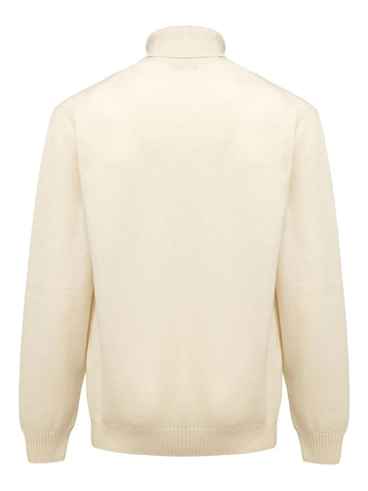 White Cashmere Turtleneck alternative