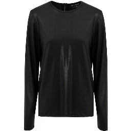 Black Viscose Long Sleeve