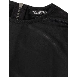 Black Viscose Long Sleeve