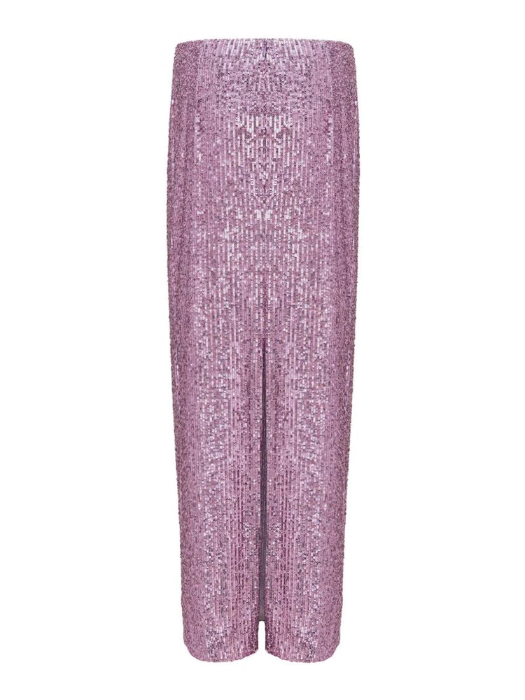 Pink Polyester Long Skirt alternative