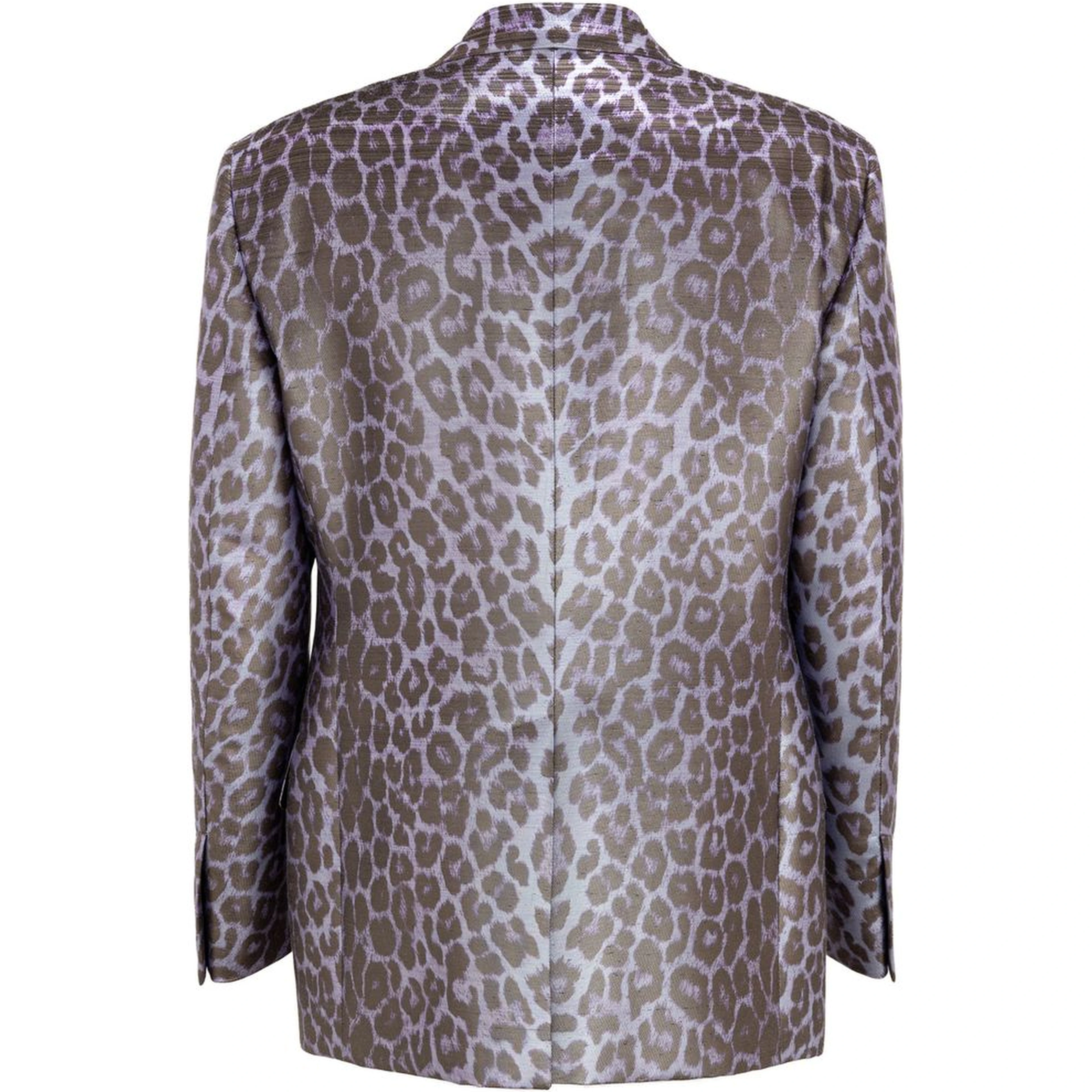 Purple Viscose Blazer