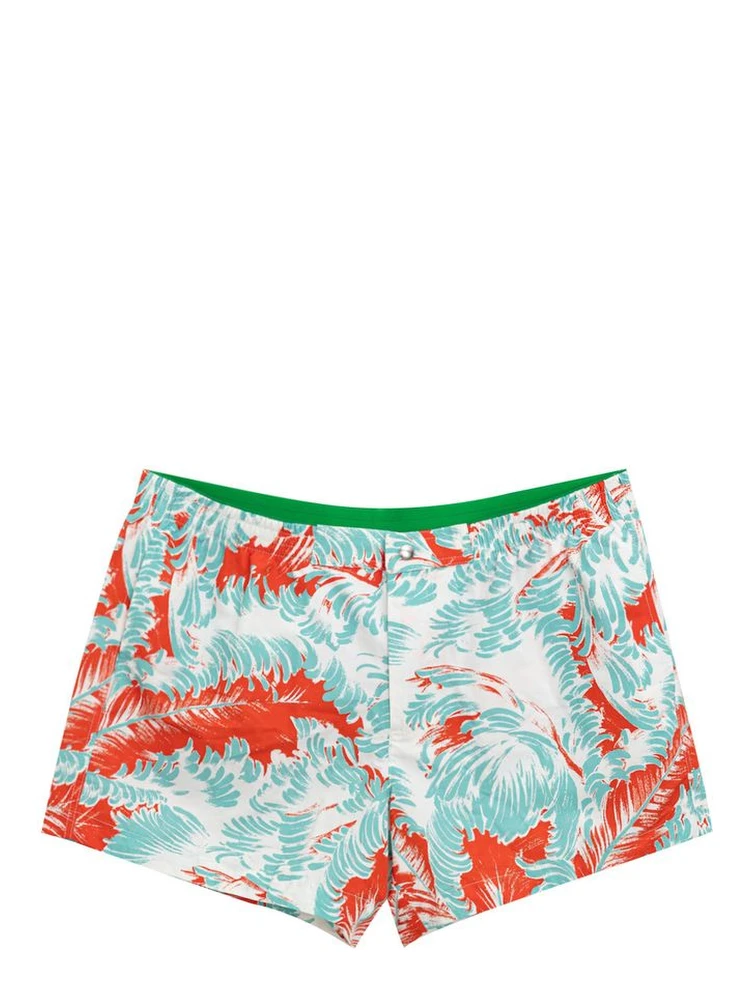 White Polyamide Swim Shorts