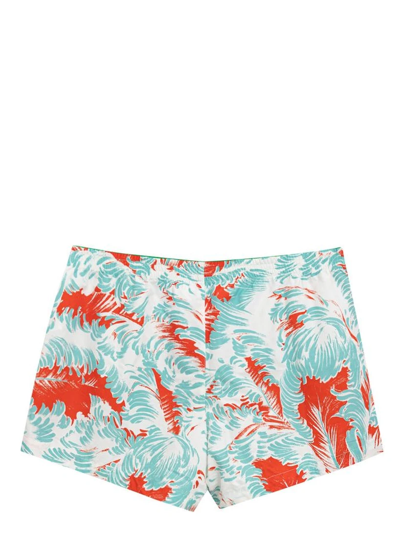 White Polyamide Swim Shorts