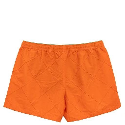Orange Polyamide Swim Short