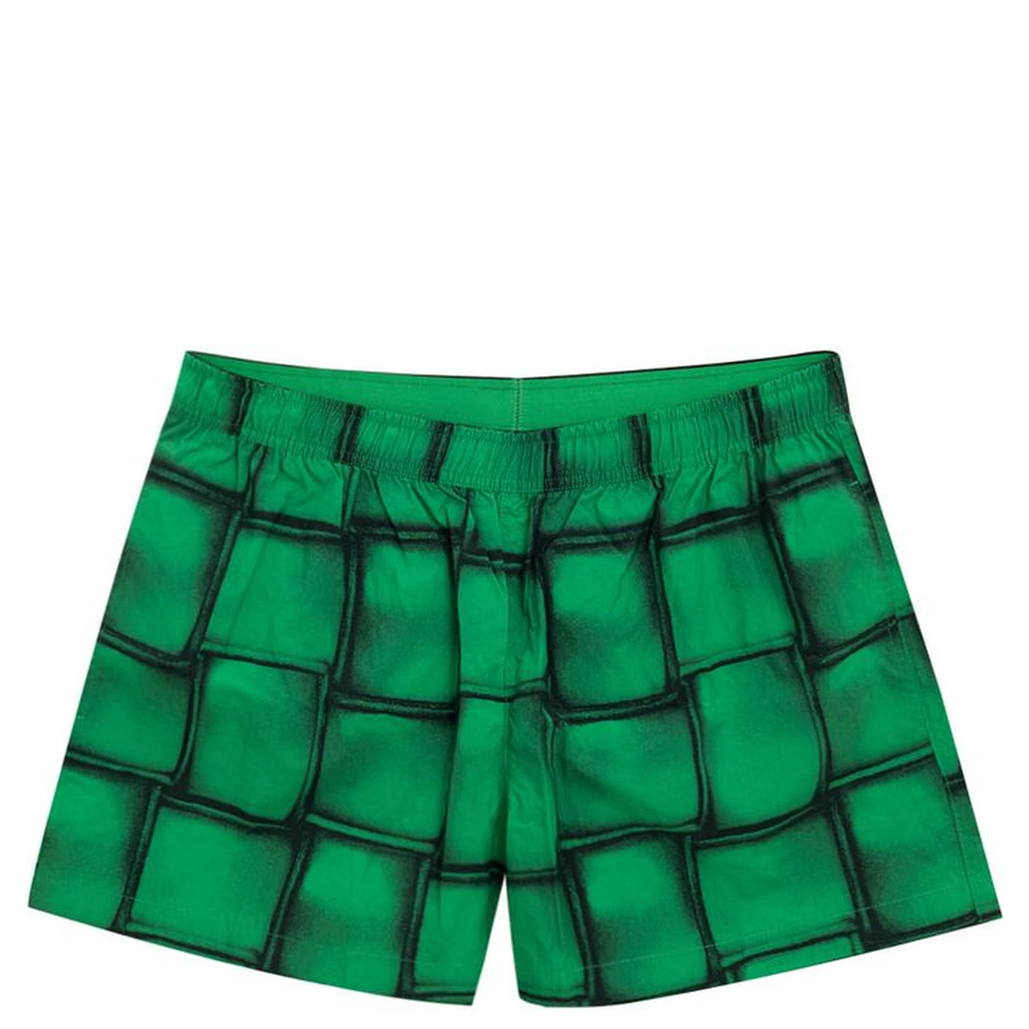 Green Polyamide Swim Shorts