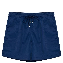 Blue Polyester Swim Shorts