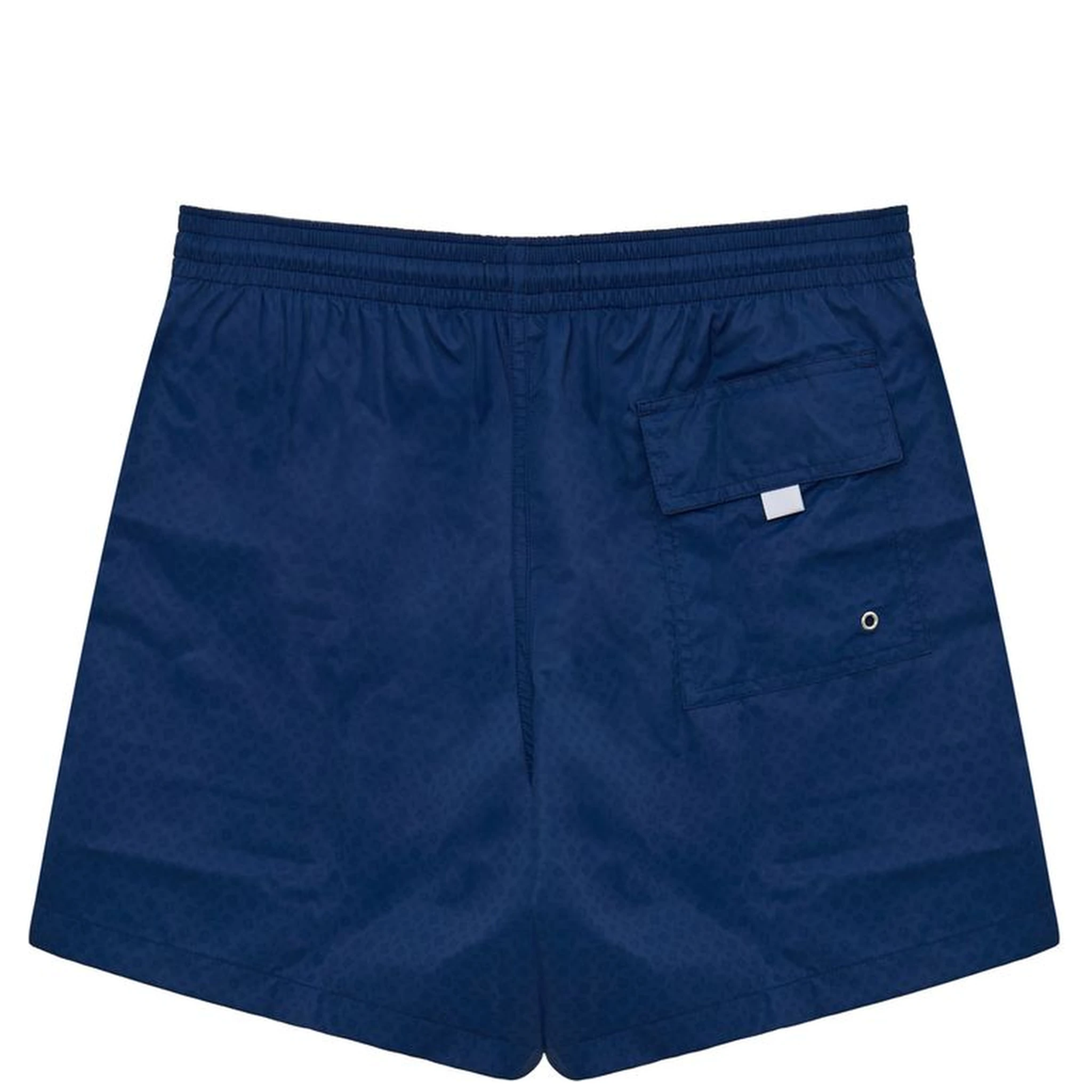 Blue Polyester Swim Shorts