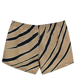 Beige Polyamide Swim Shorts