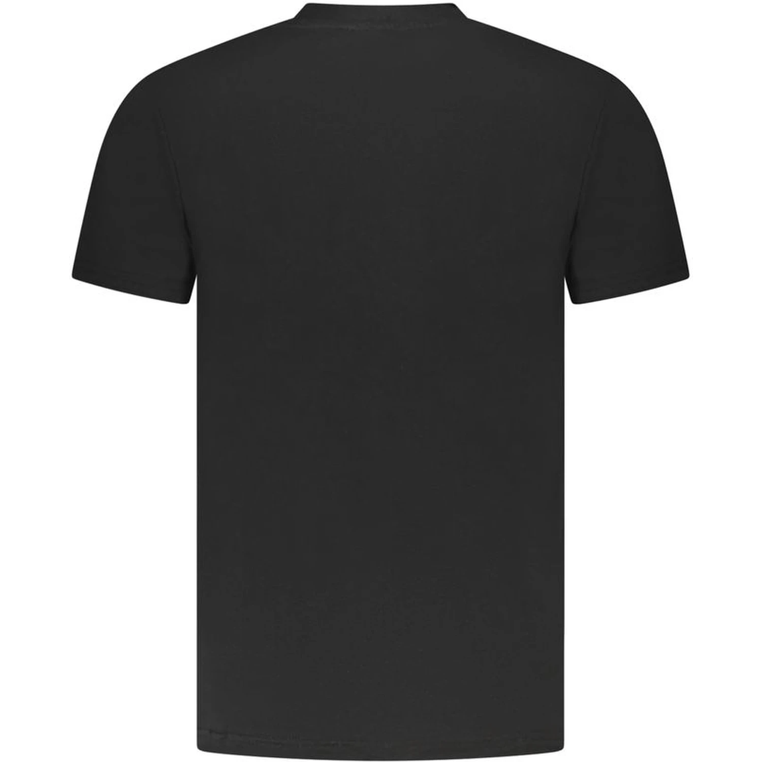 Black Cotton Men T-Shirt