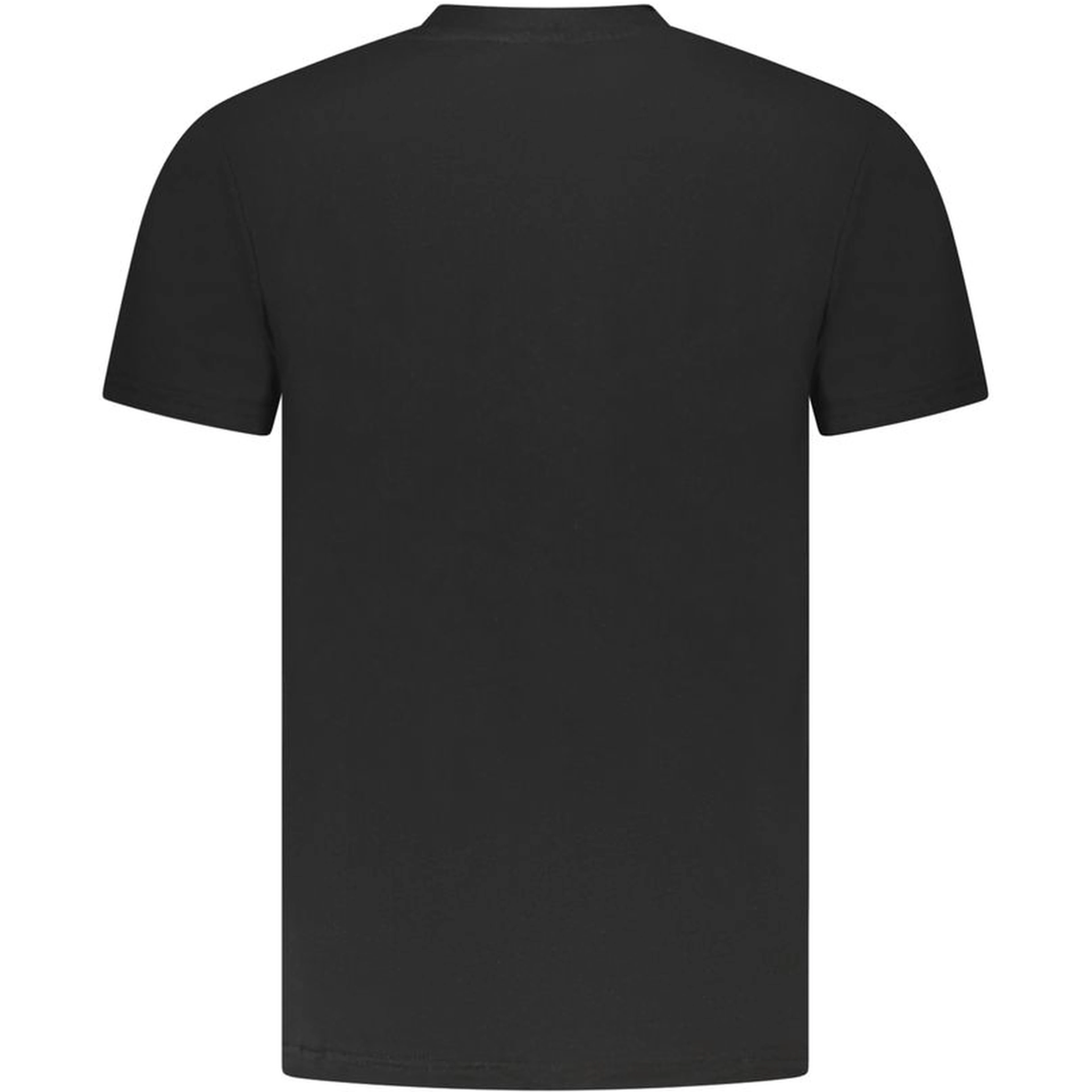 Black Cotton Men T-Shirt