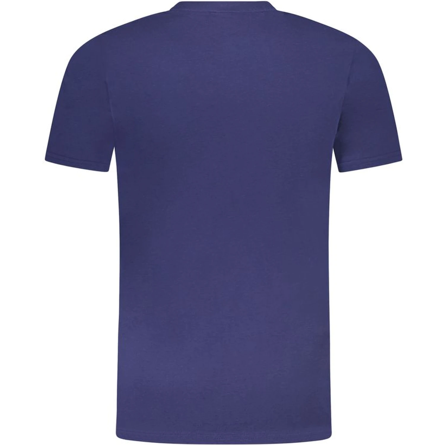 Blue Cotton Men T-Shirt