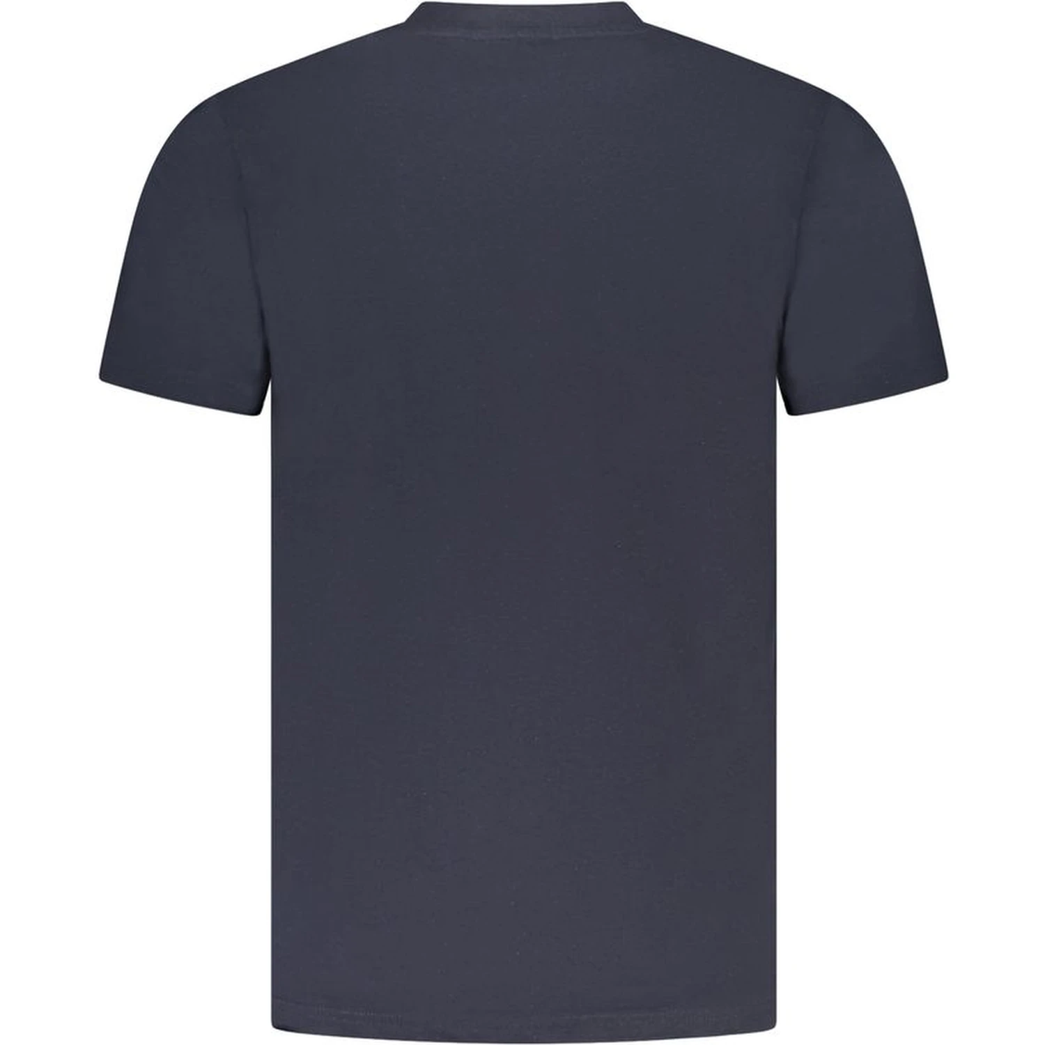 Blue Cotton Men T-Shirt