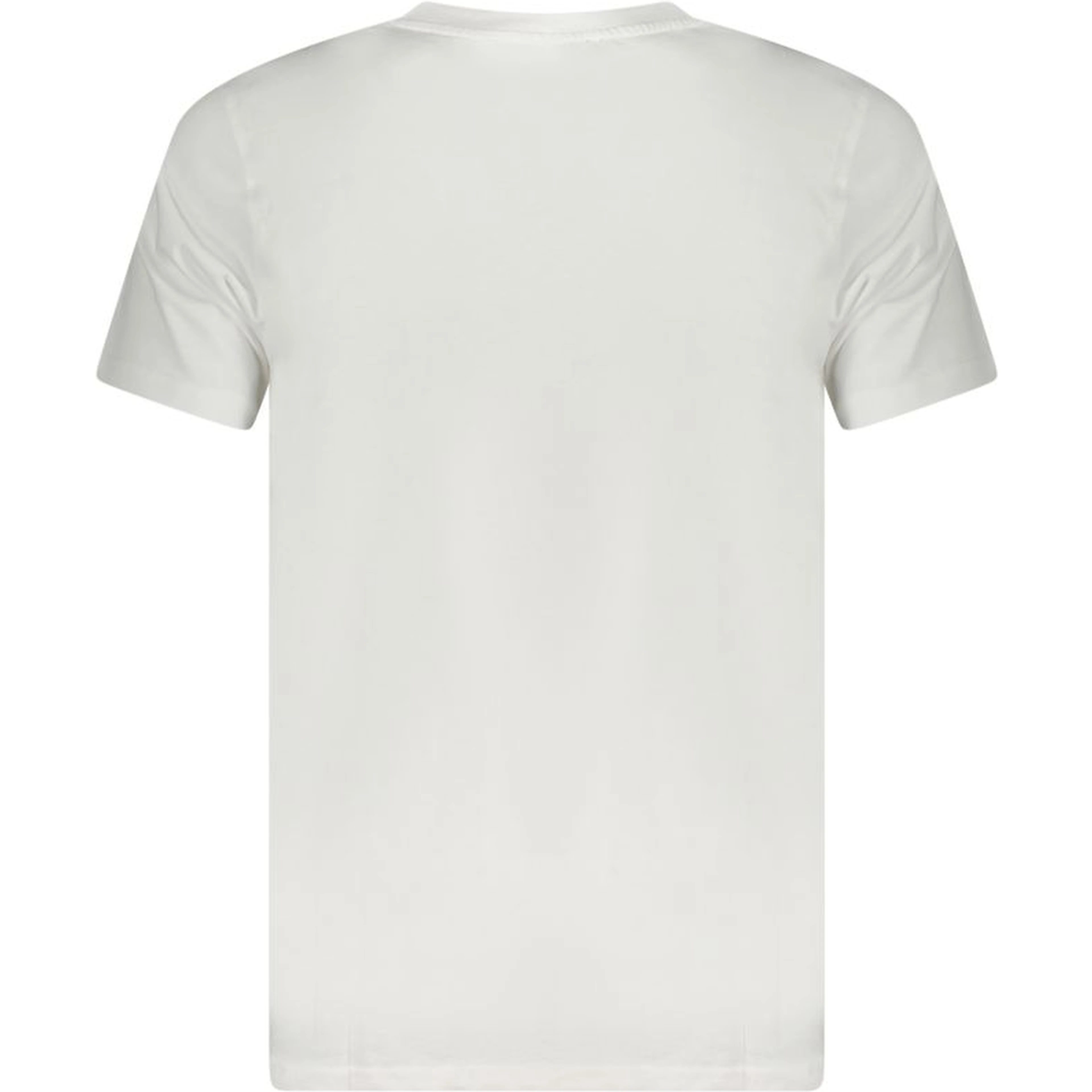 White Cotton Men T-Shirt