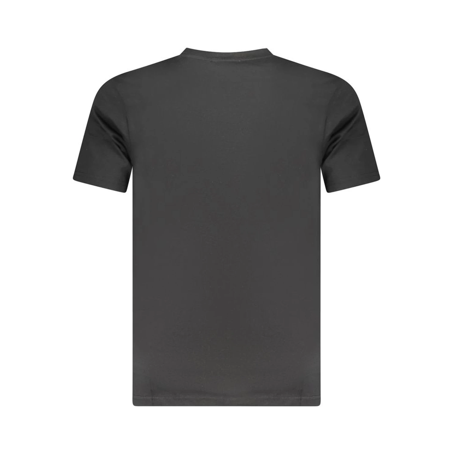 Black Cotton Men T-Shirt