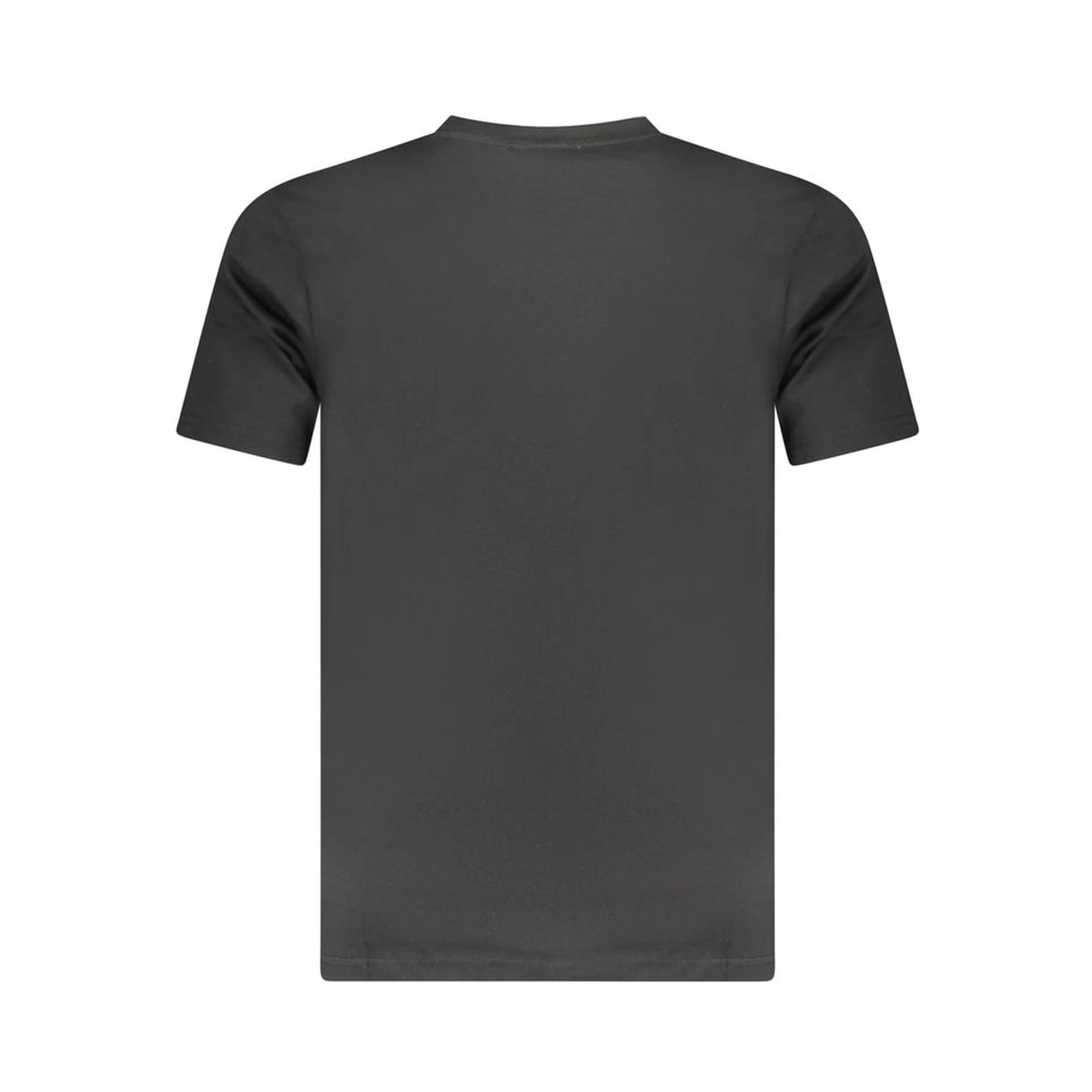 Black Cotton Men T-Shirt