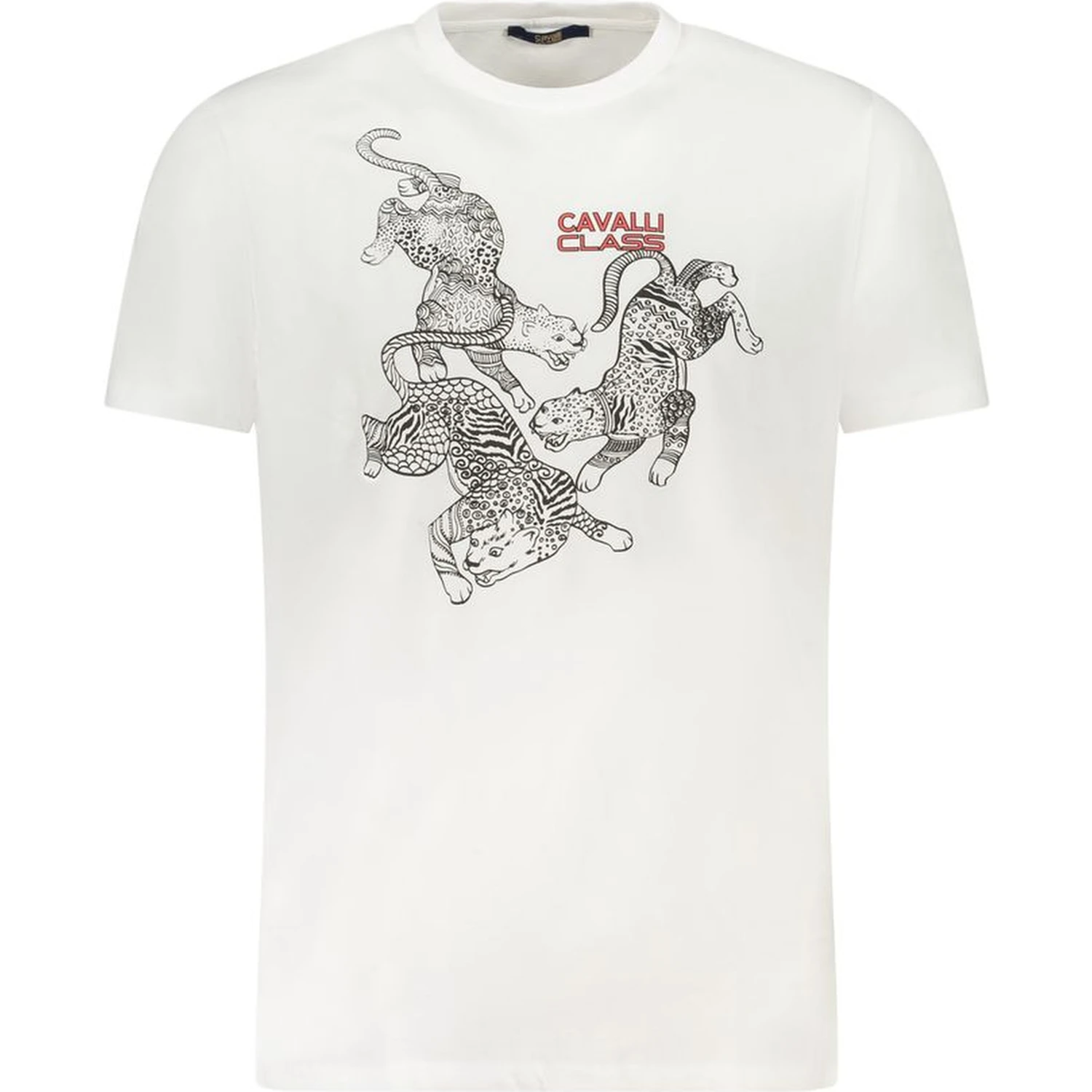 White Cotton Men T-Shirt