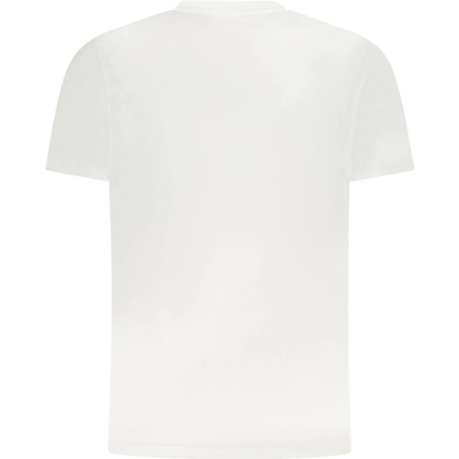White Cotton Men T-Shirt